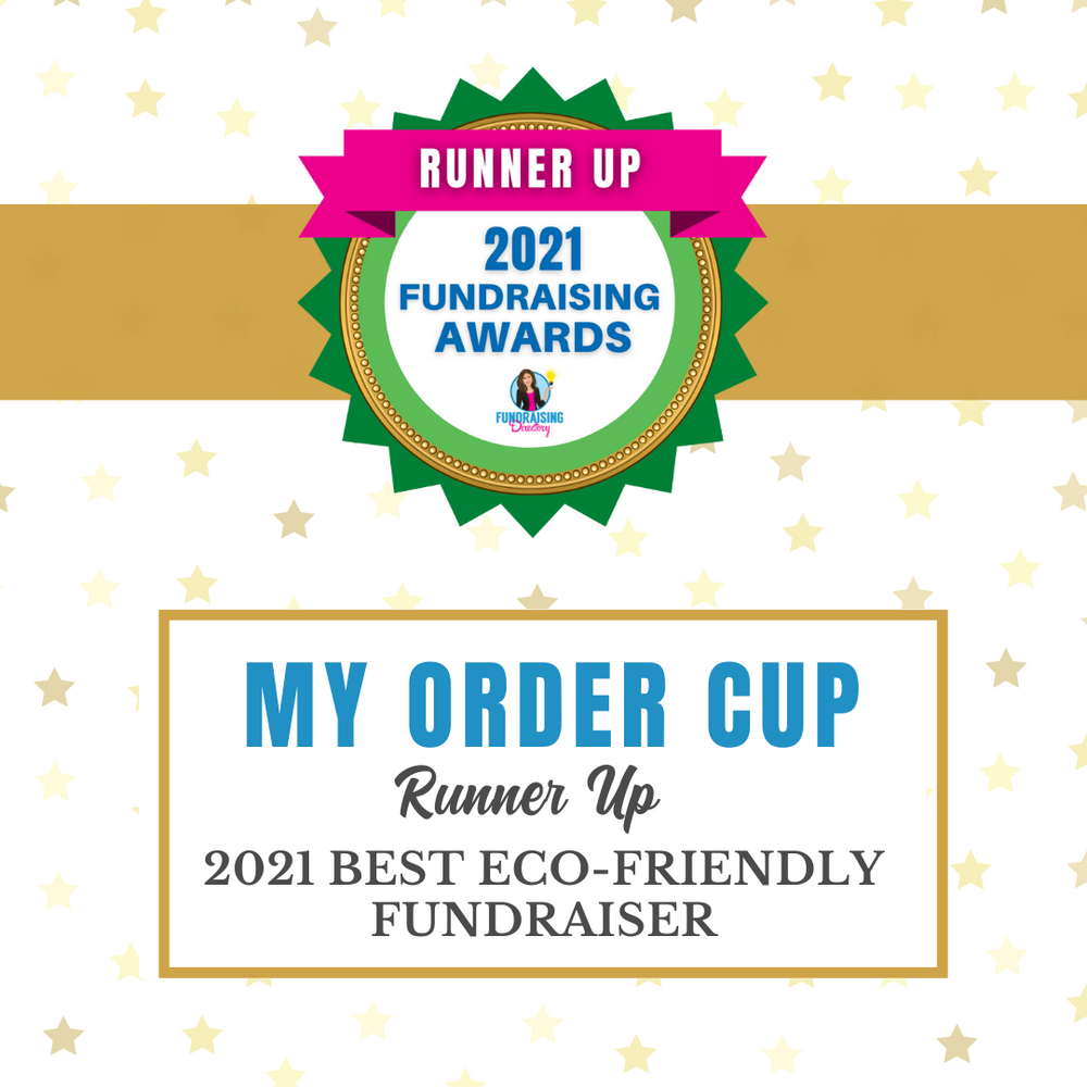 MY ORDER CUP RUNNER UP 2021 BEST NEW FUNDRAISER AWARD