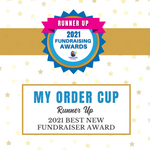 MY ORDER CUP RUNNER UP 2021 BEST NEW FUNDRAISER AWARD