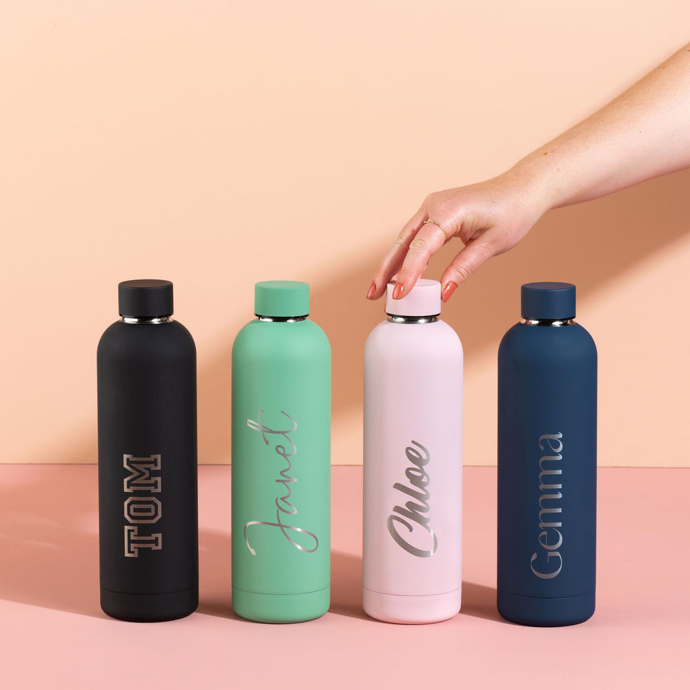 Luxe Soft Touch Bottle || 500ml - Make it Yours || Green