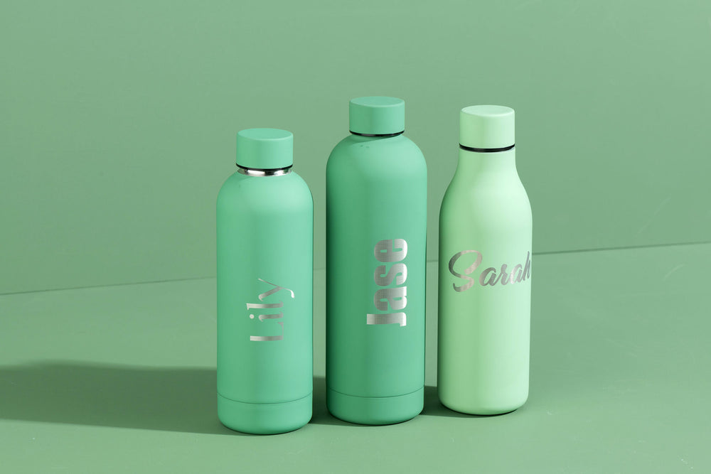 
            
                Load image into Gallery viewer, Just Add Water Bottle || 500ml - Soft Touch || Pale Mint
            
        