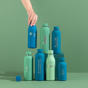 Luxe Soft Touch Bottle || 350ml - Make it Yours || Ocean