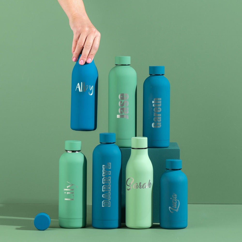 Luxe Soft Touch Bottle || 500ml - Make it Yours || Green