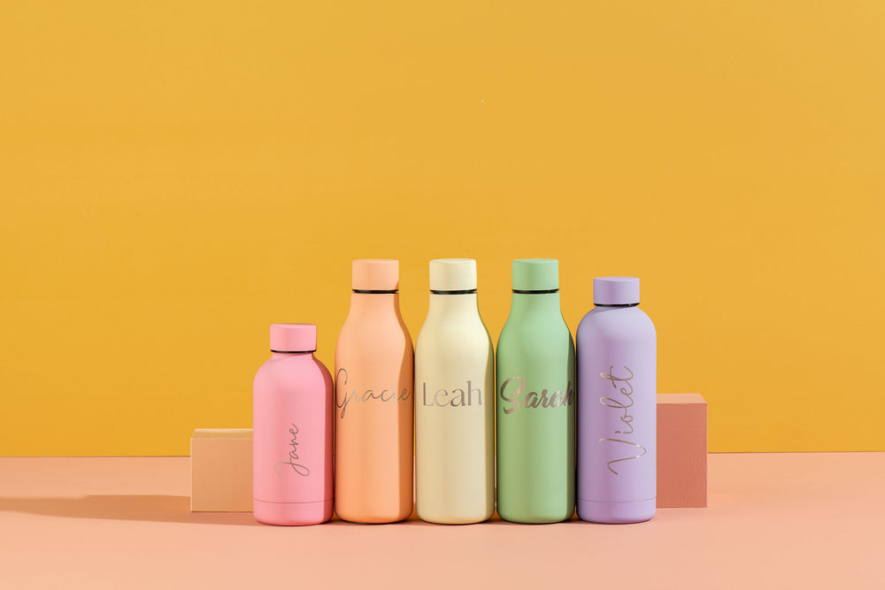 Just Add Water Bottle || 500ml - Soft Touch || Peach