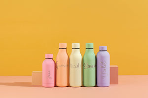 
            
                Load image into Gallery viewer, Luxe Soft Touch Bottle || 750ml - Make it Yours || Candy Pink
            
        