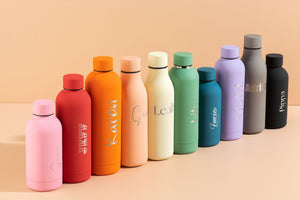 Luxe Soft Touch Bottle || 500ml - Make it Yours || Orange