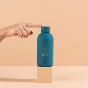 Luxe Soft Touch Bottle || 350ml - Make it Yours || Ocean