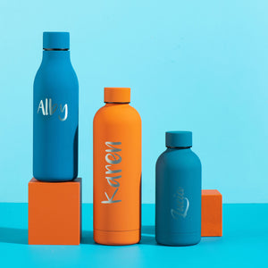 Luxe Soft Touch Bottle || 750ml - Make it Yours || Ocean