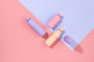 Luxe Soft Touch Bottle || 750ml - Make it Yours || Candy Pink