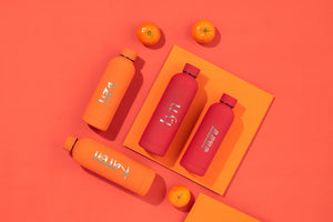 Luxe Soft Touch Bottle || 500ml - Make it Yours || Orange