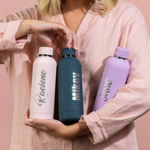 Luxe Soft Touch Bottle || 500ml - Make it Yours || Lilac - SOLD OUT