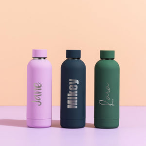 Luxe Soft Touch Bottle || 500ml - Make it Yours || Lilac - SOLD OUT