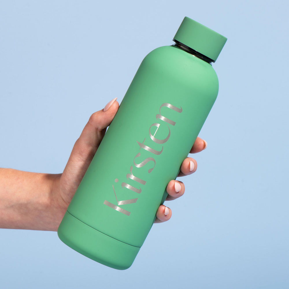 Luxe Soft Touch Bottle || 500ml - Make it Yours || Green