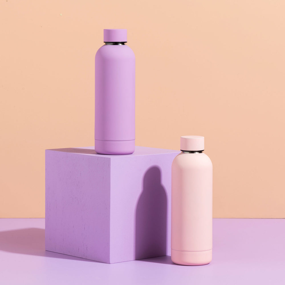 Luxe Soft Touch Bottle || 500ml - Make it Yours || Lilac - SOLD OUT