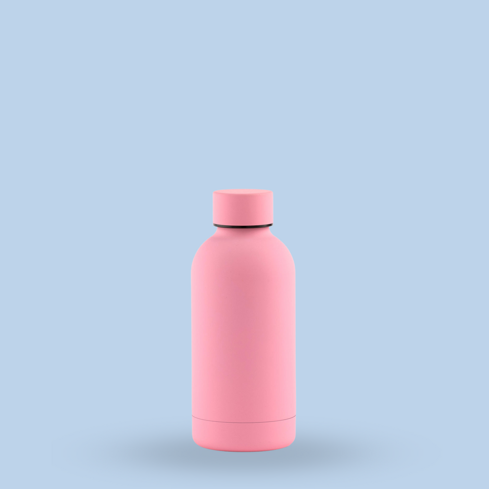 Luxe Soft Touch Bottle || 350ml - Make it Yours || Candy Pink