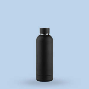 Luxe Soft Touch Bottle || 500ml - Make it Yours || Black