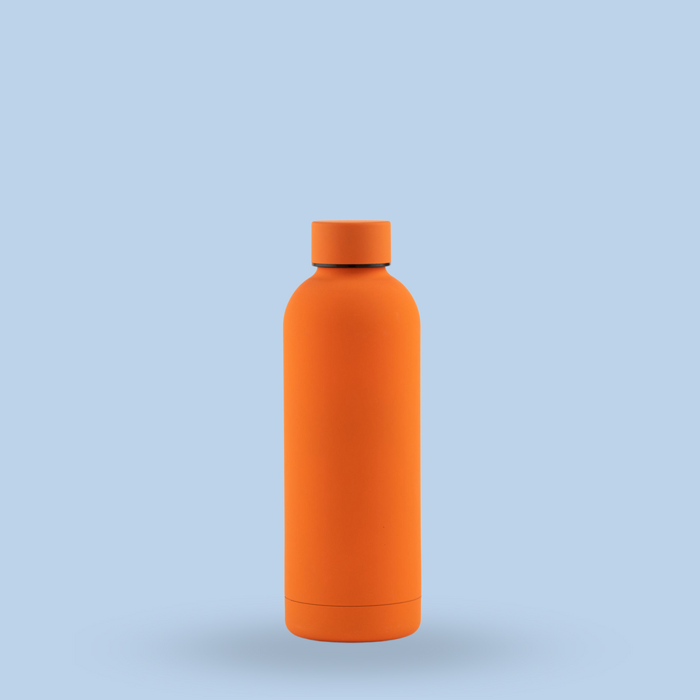 Luxe Soft Touch Bottle || 500ml - Make it Yours || Orange