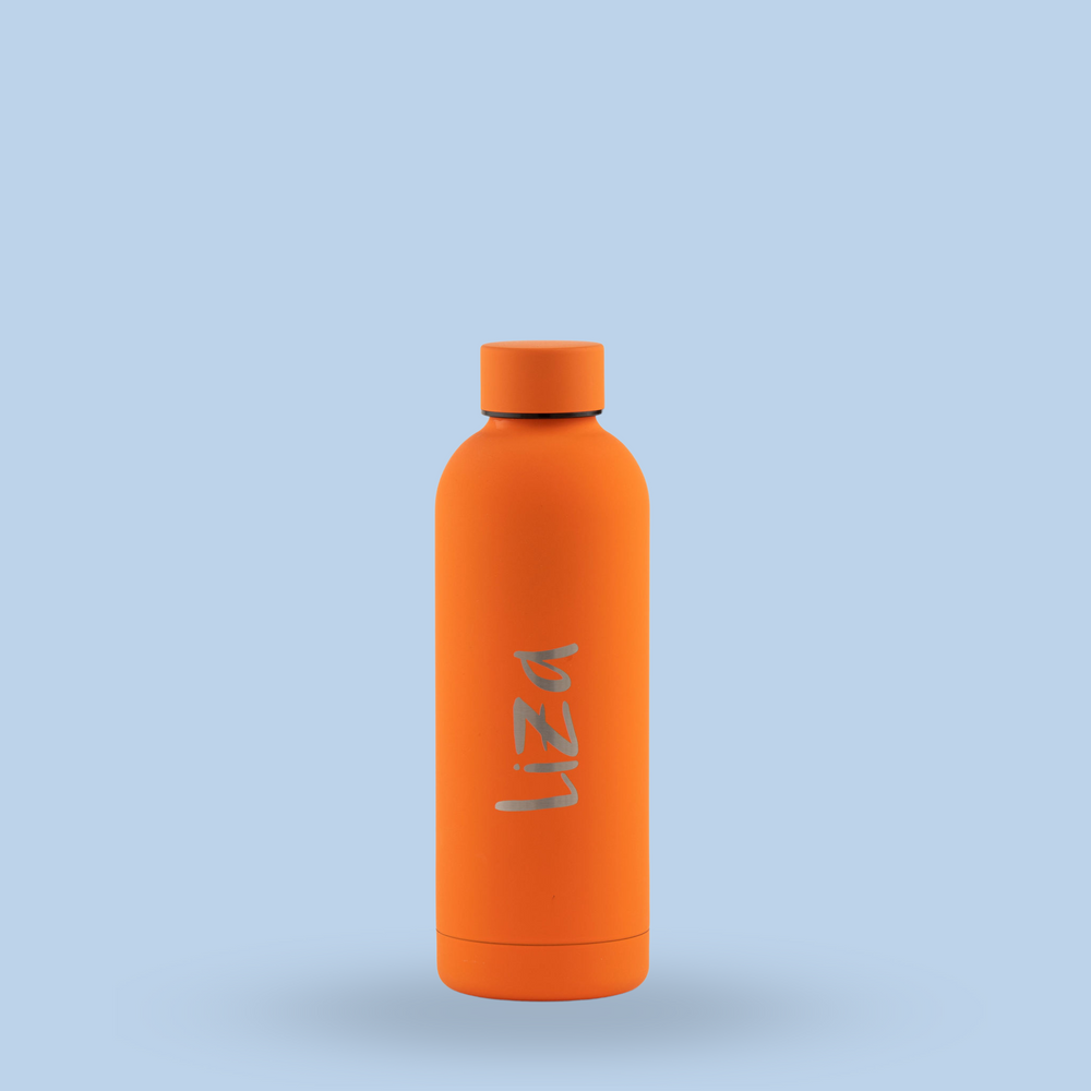 Luxe Soft Touch Bottle || 500ml - Make it Yours || Orange