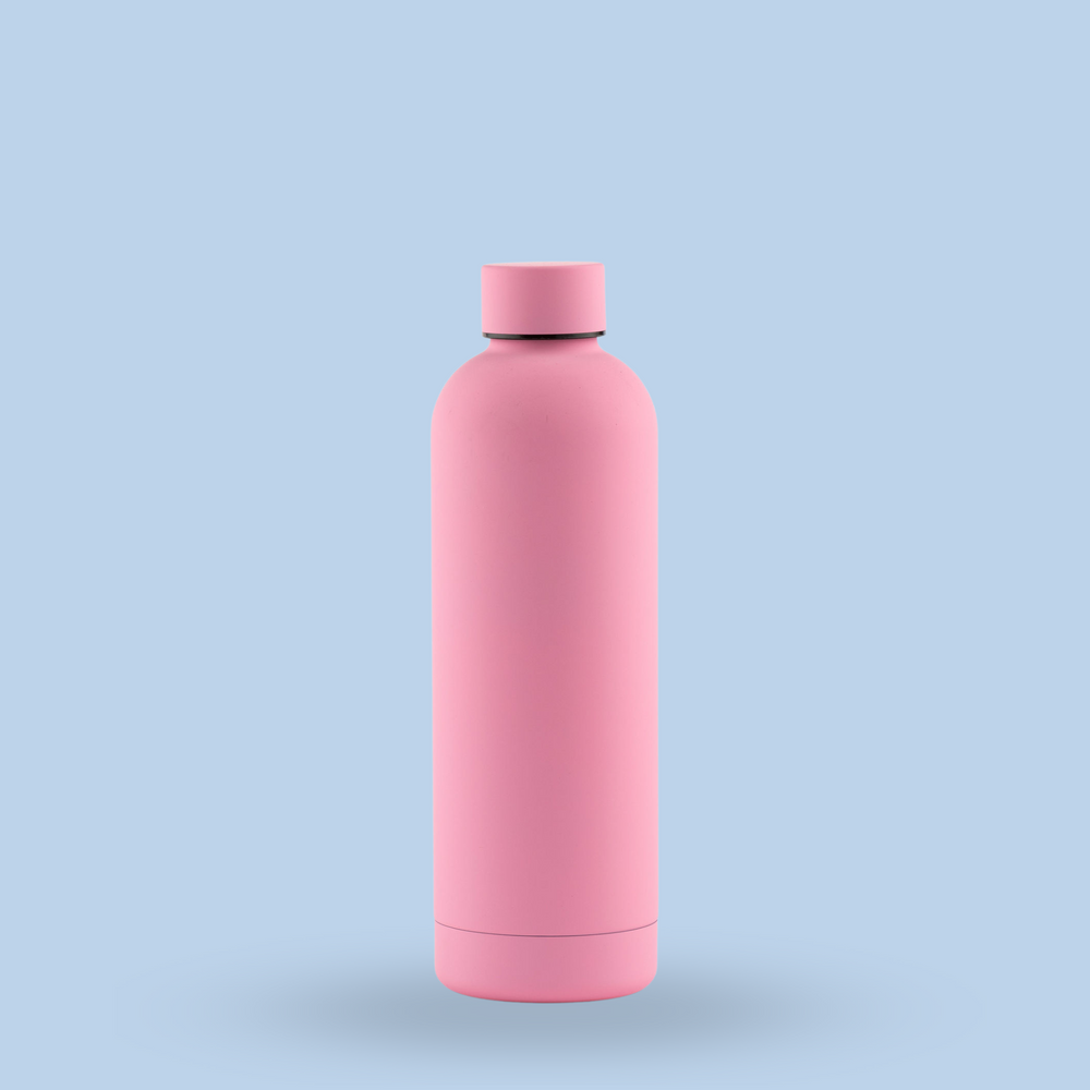 Luxe Soft Touch Bottle || 750ml - Make it Yours || Candy Pink