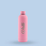 Luxe Soft Touch Bottle || 750ml - Make it Yours || Candy Pink