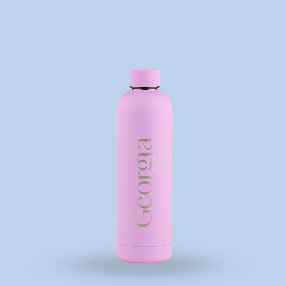 Luxe Soft Touch Bottle || 750ml - Make it Yours || Lilac