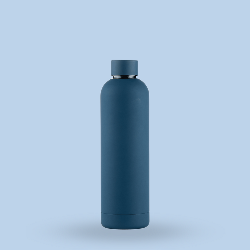 Luxe Soft Touch Bottle || 750ml - On the Go || Navy - SOLD OUT