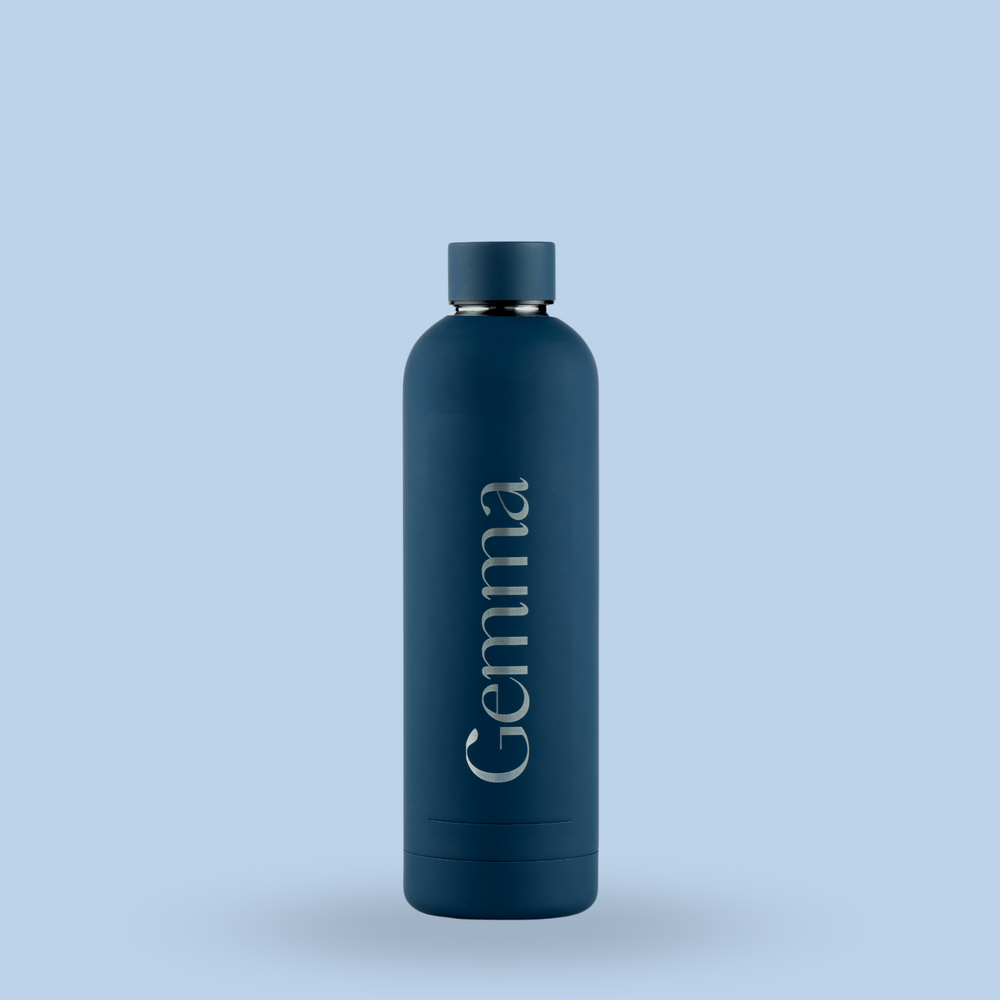 Luxe Soft Touch Bottle || 750ml - On the Go || Navy - SOLD OUT