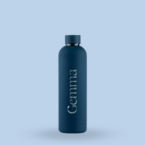 Luxe Soft Touch Bottle || 750ml - On the Go || Navy - SOLD OUT