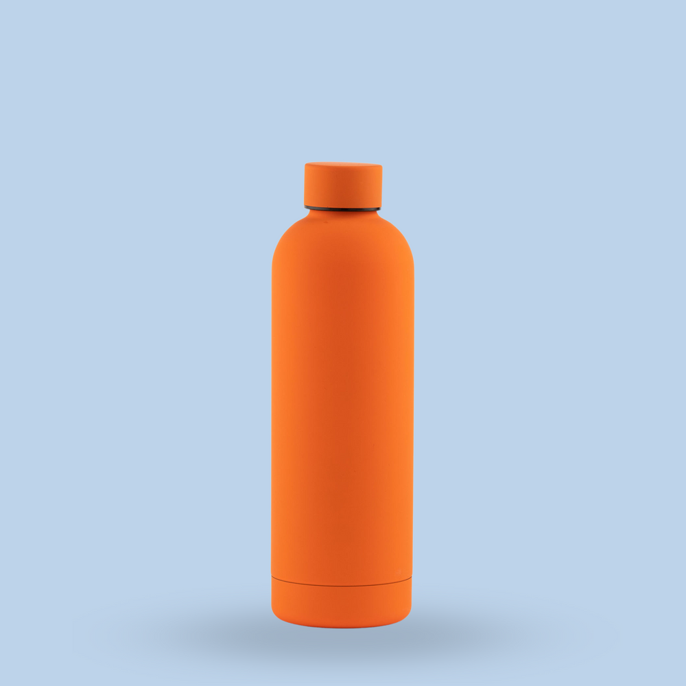 Luxe Soft Touch Bottle || 750ml - Make it Yours || Orange - SOLD OUT