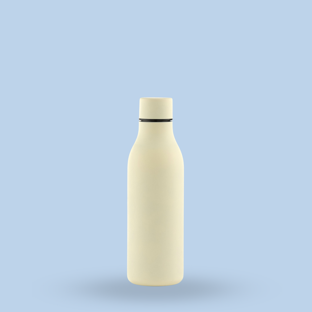 Just Add Water Bottle || 500ml - Soft Touch || Cream