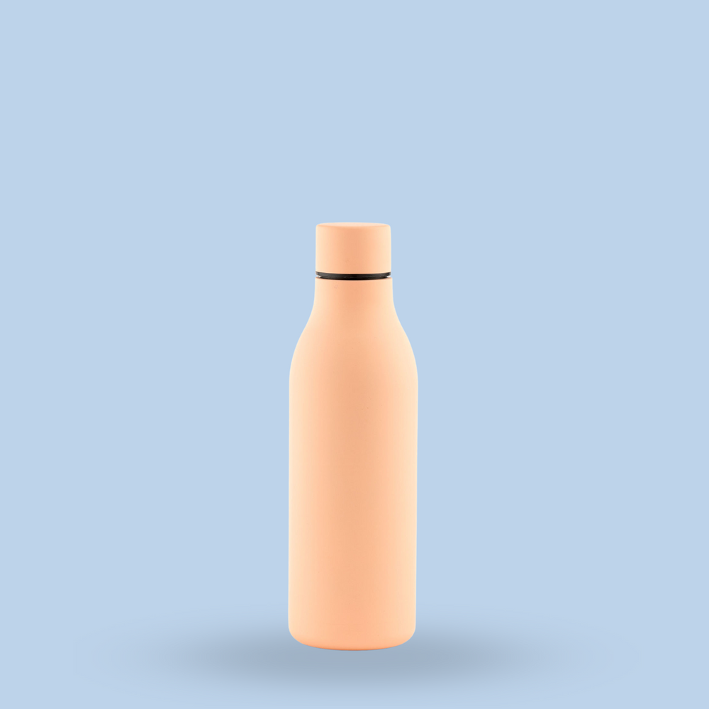 Just Add Water Bottle || 500ml - Soft Touch || Peach