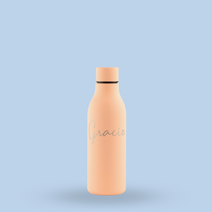 Just Add Water Bottle || 500ml - Soft Touch || Peach